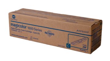 Show details for Konica Minolta A0V30HF Cyan Toner Cartridge (2500 Yield) Picture of Konica Minolta A0V30HF Cyan Toner Cartridge (2500 Yield)