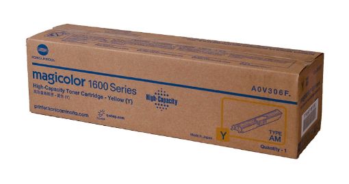 Picture of Konica Minolta A0V306F Yellow Toner Cartridge (2500 Yield)