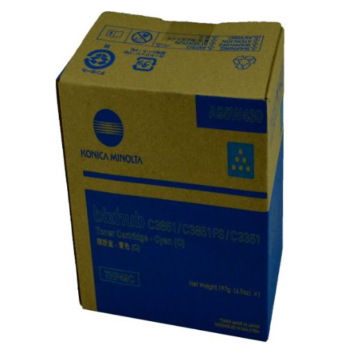 Picture of Konica Minolta A95W430 (TNP49C) Cyan Toner Cartridge (12000 Yield)