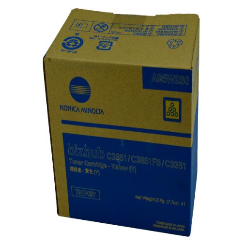 Picture of Konica Minolta A95W230 (TNP49Y) Yellow Toner Cartridge (12000 Yield)