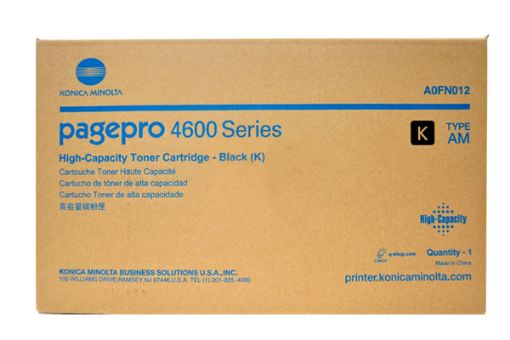 Picture of Konica Minolta A0FN012 Black Toner Cartridge (18000 Yield)