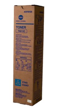 Show details for Konica Minolta A0VW435 (TN-612C, A0VW430) Cyan Toner Cartridge (26500 Yield) Picture of Konica Minolta A0VW435 (TN-612C, A0VW430) Cyan Toner Cartridge (26500 Yield)