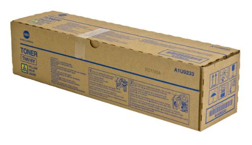 Picture of Konica Minolta TN-616Y (A1U9230) Yellow Toner Cartridge (31000 Yield)