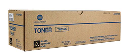 Picture of Konica Minolta A1DY130 (TN-615K) Black Toner Cartridge (91000 Yield)