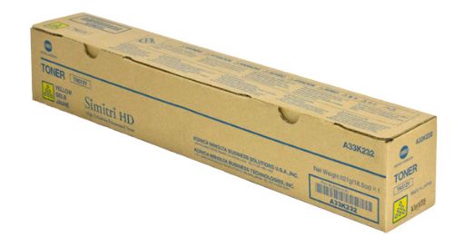 Picture of Konica Minolta A33K232 (TN-512Y) Yellow Toner Cartridge (26000 Yield)