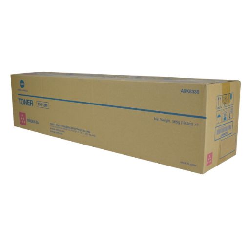 Picture of Konica Minolta A9K8330 (TN-713M) Magenta Toner Cartridge (33200 Yield)