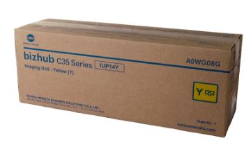 Show details for Konica Minolta A0WG08G Yellow Drum Unit (30000 Yield) Picture of Konica Minolta A0WG08G Yellow Drum Unit (30000 Yield)