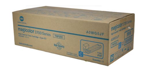 Picture of Konica Minolta A0WG0JF Cyan Toner Cartridge (5000 Yield)