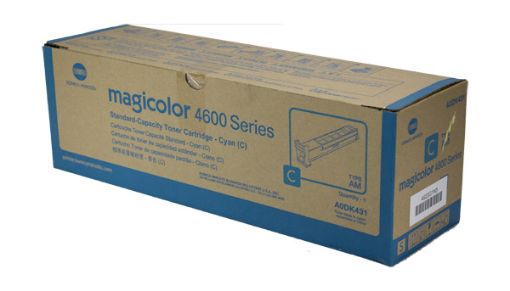 Picture of Konica Minolta A0DK431 Cyan Laser Toner Cartridge (4000 Yield)