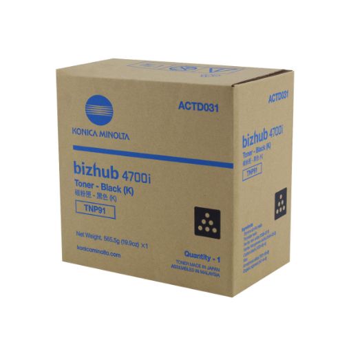 Picture of Konica Minolta ACTD031 (TNP91) Black Toner Cartridge (20000 Yield)