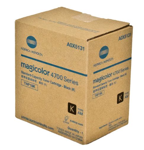 Picture of Konica Minolta A0X5131 Black Toner Cartridge (4000 Yield)