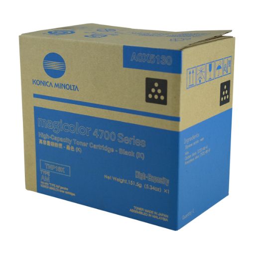 Picture of Konica Minolta A0X5130 Black Toner Cartridge (6000 Yield)