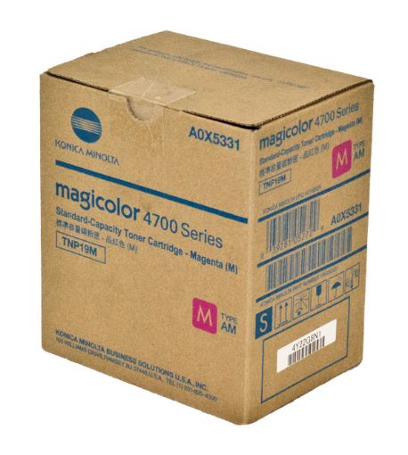 Picture of Konica Minolta A0X5331 Magenta Toner Cartridge (4000 Yield)