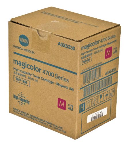 Picture of Konica Minolta A0X5330 Magenta Toner Cartridge (6000 Yield)