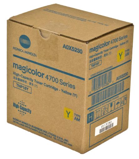 Picture of Konica Minolta A0X5230 Yellow Toner Cartridge (6000 Yield)