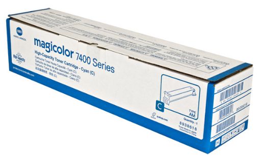 Picture of Konica Minolta 8938-616 Cyan Toner Cartridge (12000 Yield)