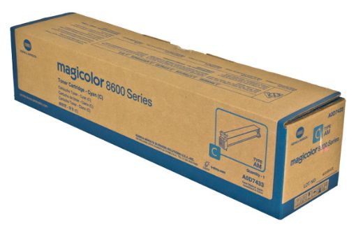 Picture of Konica Minolta A0D7433 Cyan Toner Cartridge (20000 Yield)