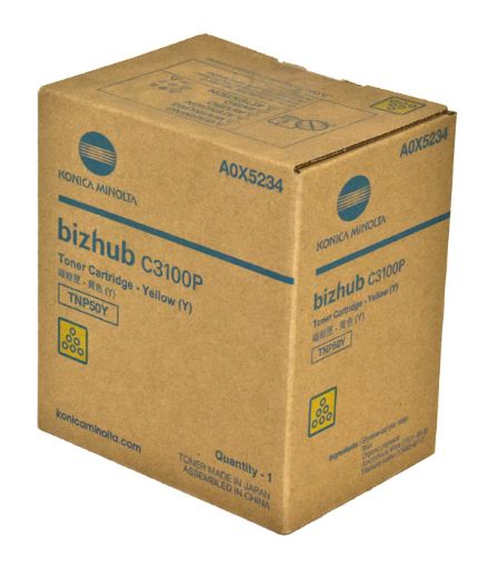 Picture of Konica Minolta A0X5234 Yellow Toner Cartridge (6000 Yield)