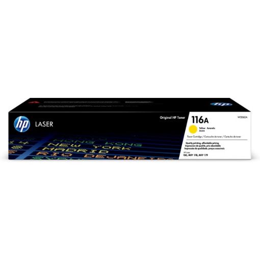 Picture of HP W2062A (HP 116A) Yellow Toner Cartridge (700 Yield)