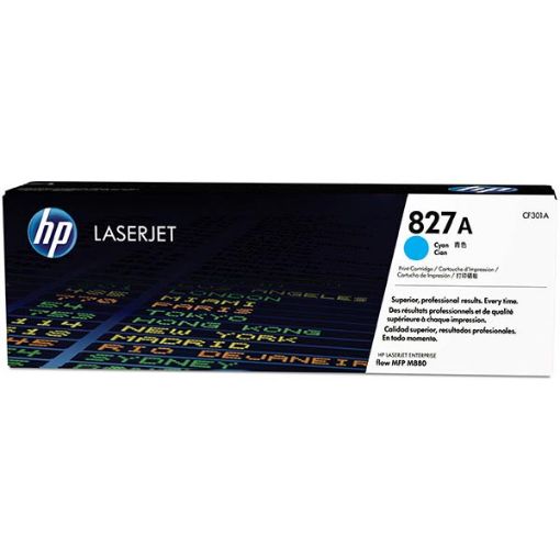 Picture of HP CF301A (HP 827A) Cyan Toner Cartridge (32000 Yield)