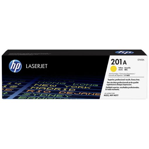 Picture of HP CF402A (HP 201A) Yellow Toner Cartridge (1400 Yield)