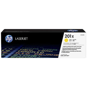 Show details for HP CF402X (HP 201X) High Yield Yellow Toner Cartridge (2300 Yield) Picture of HP CF402X (HP 201X) High Yield Yellow Toner Cartridge (2300 Yield)