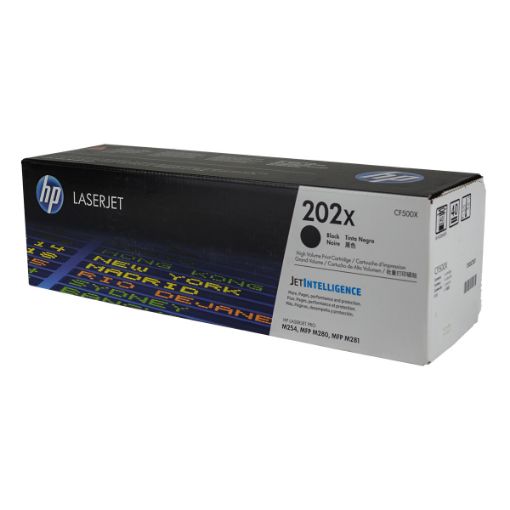 Picture of HP CF500X (HP 202X, Cartridge 054HBk) High Yield Black Toner Cartridge (3200 Yield)