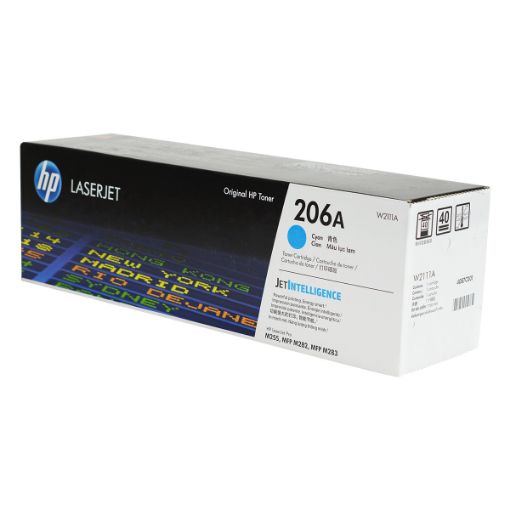 Picture of HP W2111A (HP 206A) Cyan Toner Cartridge (1250 Yield)