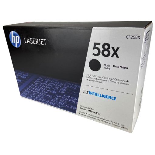 Picture of HP CF258X (HP 58X) High Yield Black Toner Cartridge (10000 Yield)