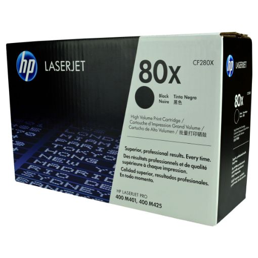 Picture of HP CF280X (HP 80X) High Yield Black Toner Cartridge (6900 Yield)