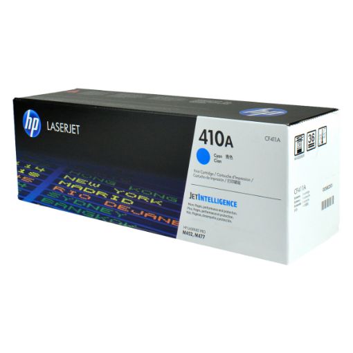 Picture of HP CF411A (HP 410A) Cyan Toner Cartridge (2300 Yield)