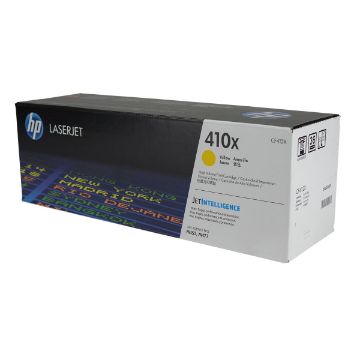 Show details for HP CF412X (HP 410X) High Yield Yellow Toner Cartridge (5000 Yield) Picture of HP CF412X (HP 410X) High Yield Yellow Toner Cartridge (5000 Yield)
