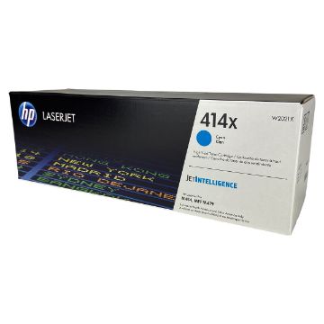 Show details for HP W2021X (HP 414X) High Yield Cyan Toner Cartridge (6000 Yield) Picture of HP W2021X (HP 414X) High Yield Cyan Toner Cartridge (6000 Yield)