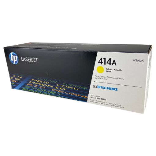 Picture of HP W2022A (HP 414A) Yellow Toner Cartridge (2100 Yield)