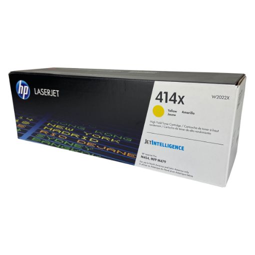 Picture of HP W2022X (HP 414X) High Yield Yellow Toner Cartridge (6000 Yield)