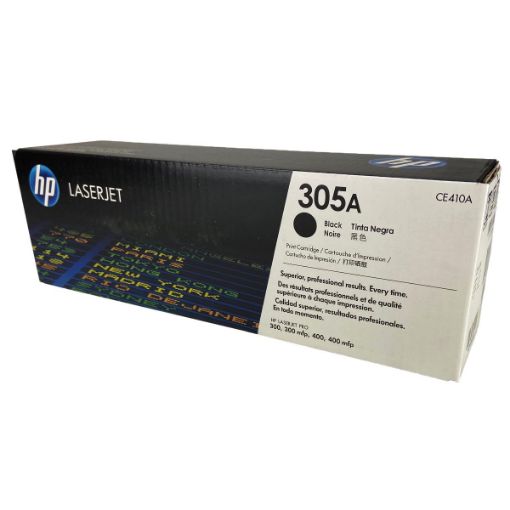 Picture of HP CE410A (HP 305A) Black Toner Cartridge (2200 Yield)