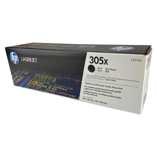 Picture of HP CE410X (HP 305X) High Yield Black Toner Cartridge (4000 Yield)