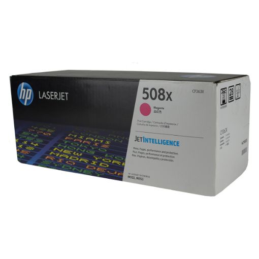 Picture of HP CF363X (HP 508X) High Yield Magenta Toner Cartridge (9500 Yield)