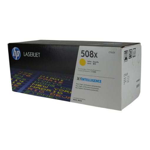 Picture of HP CF362X (HP 508X) High Yield Yellow Toner Cartridge (9500 Yield)