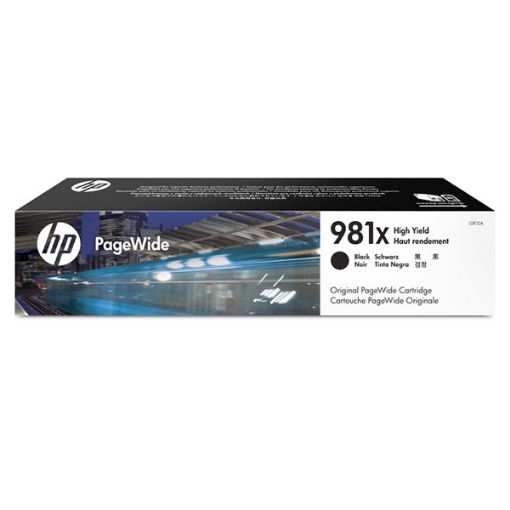 Picture of HP L0R12A (HP 981X) High Yield Black Pagewide Inkjet Cartridge (11000 Yield)