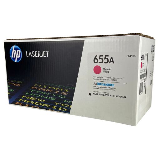 Picture of HP CF453A (HP 655A) Yellow Toner Cartridge (10500 Yield)