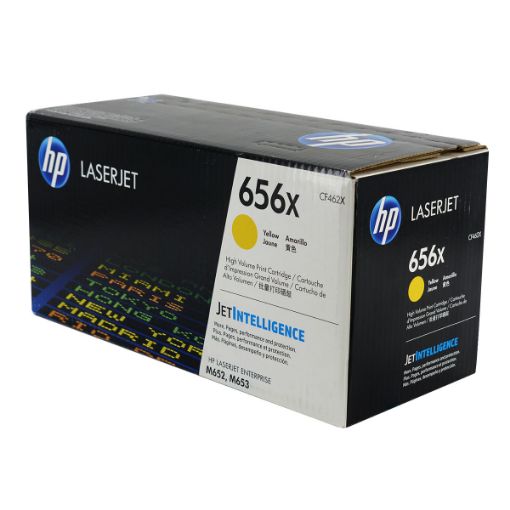 Picture of HP CF462X (HP 656X) High Yield Yellow Toner Cartridge (22000 Yield)