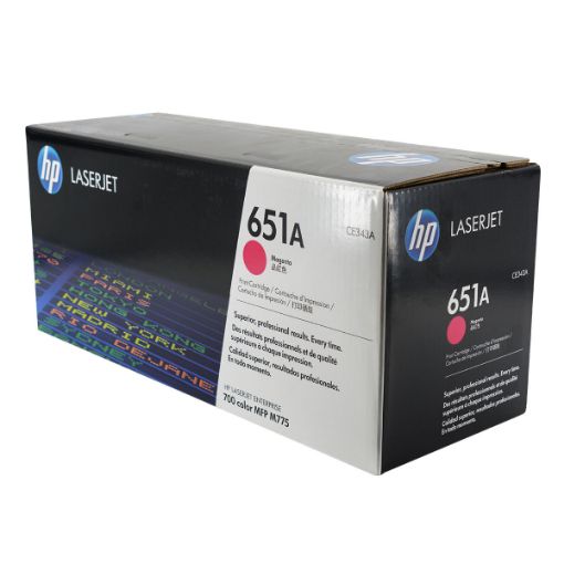Picture of HP CE343A (HP 651A) Magenta Toner Cartridge (16000 Yield)