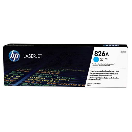 Picture of HP CF311A (HP 826A) Cyan Toner Cartridge (31500 Yield)