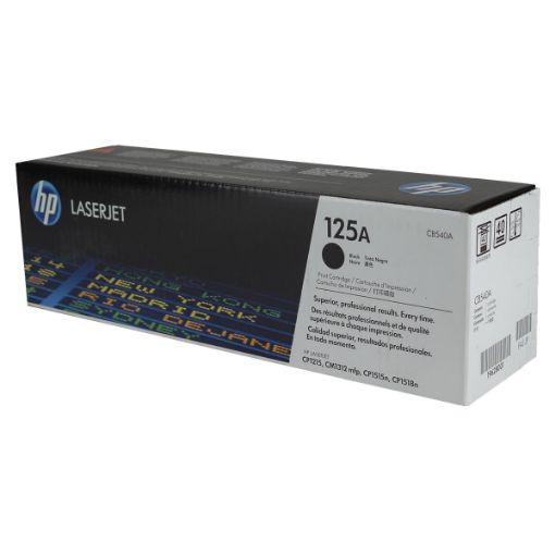 Picture of HP CB540A (HP 125A) Black Toner Cartridge (2200 Yield)