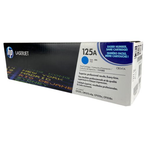 Picture of HP CB541A (HP 125A) Cyan Toner Cartridge (1400 Yield)