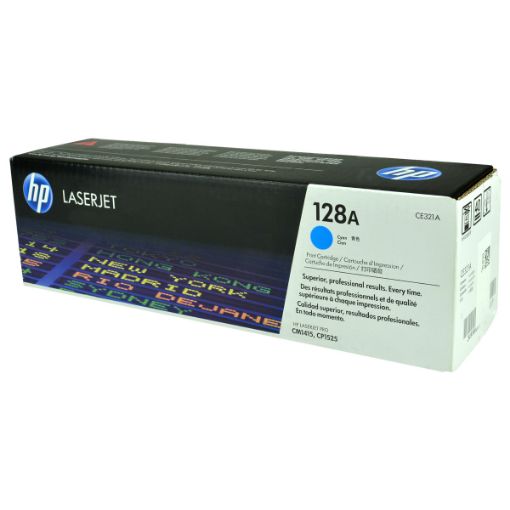 Picture of HP CE321A (HP 128A) Cyan Colorsphere Print Cartridge (1300 Yield)