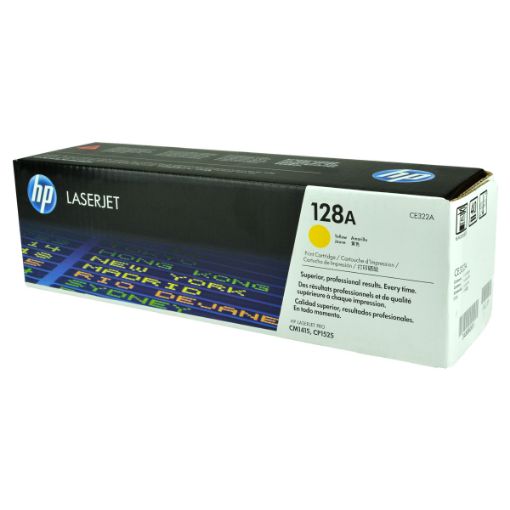 Picture of HP CE322A (HP 128A) Yellow Colorsphere Print Cartridge (1300 Yield)