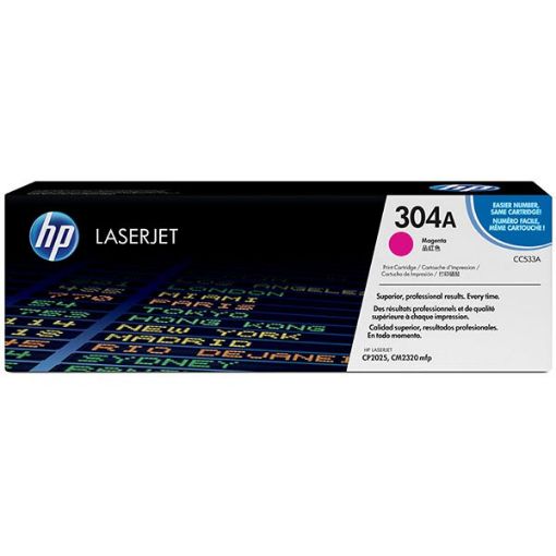 Picture of HP CC533A (HP 304A) Magenta Toner Cartridge (2800 Yield)