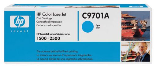 Picture of HP C9701A (HP 121A) Cyan Toner Cartridge (4000 Yield)